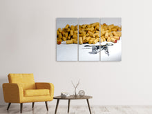 Laden Sie das Bild in den Galerie-Viewer, Leinwandbild 3-teilig Weinkorken Sammlung