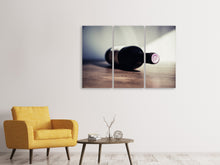 Laden Sie das Bild in den Galerie-Viewer, Leinwandbild 3-teilig Edler Rotwein