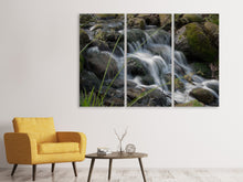Laden Sie das Bild in den Galerie-Viewer, Leinwandbild 3-teilig Inspiration Wasserfall