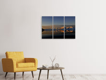 Laden Sie das Bild in den Galerie-Viewer, Leinwandbild 3-teilig Friedliche Antarktis