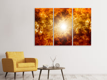 Laden Sie das Bild in den Galerie-Viewer, Leinwandbild 3-teilig Inspiration Himmel
