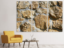 Laden Sie das Bild in den Galerie-Viewer, Leinwandbild 3-teilig XL Steine