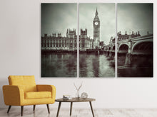 Laden Sie das Bild in den Galerie-Viewer, Leinwandbild 3-teilig London sw