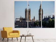 Laden Sie das Bild in den Galerie-Viewer, Leinwandbild 3-teilig Westminster London