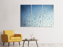 Laden Sie das Bild in den Galerie-Viewer, Leinwandbild 3-teilig Ein Wand aus Regen