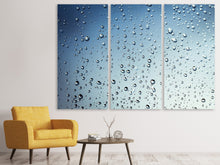 Laden Sie das Bild in den Galerie-Viewer, Leinwandbild 3-teilig Ein Wand aus Regen