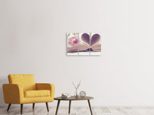Laden Sie das Bild in den Galerie-Viewer, Leinwandbild 3-teilig Das Buch der Liebe