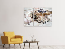 Laden Sie das Bild in den Galerie-Viewer, Leinwandbild 3-teilig Ein Strauss Schmetterlinge