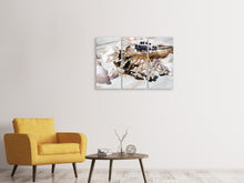 Laden Sie das Bild in den Galerie-Viewer, Leinwandbild 3-teilig Ein Strauss Schmetterlinge