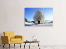 Laden Sie das Bild in den Galerie-Viewer, Leinwandbild 3-teilig Winter Märchen