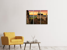 Laden Sie das Bild in den Galerie-Viewer, Leinwandbild 3-teilig Beeindruckendes Schloss