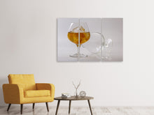 Laden Sie das Bild in den Galerie-Viewer, Leinwandbild 3-teilig Mein Brandy