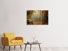 Laden Sie das Bild in den Galerie-Viewer, Leinwandbild 3-teilig Wir lieben Herbst