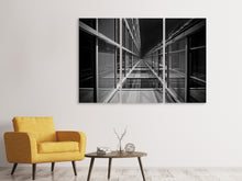 Laden Sie das Bild in den Galerie-Viewer, Leinwandbild 3-teilig Moderne Architektur