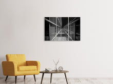 Laden Sie das Bild in den Galerie-Viewer, Leinwandbild 3-teilig Moderne Architektur