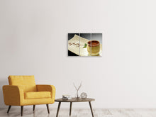 Laden Sie das Bild in den Galerie-Viewer, Leinwandbild 3-teilig Dessert Tiramisu