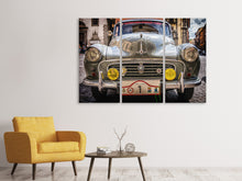 Laden Sie das Bild in den Galerie-Viewer, Leinwandbild 3-teilig Bereit zur Oldtimer Rally