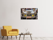 Laden Sie das Bild in den Galerie-Viewer, Leinwandbild 3-teilig Bereit zur Oldtimer Rally