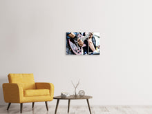 Laden Sie das Bild in den Galerie-Viewer, Leinwandbild 3-teilig Das Konzert
