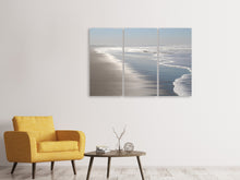 Laden Sie das Bild in den Galerie-Viewer, Leinwandbild 3-teilig Naturerlebnis Strand