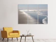 Laden Sie das Bild in den Galerie-Viewer, Leinwandbild 3-teilig Naturerlebnis Strand