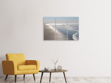Laden Sie das Bild in den Galerie-Viewer, Leinwandbild 3-teilig Naturerlebnis Strand