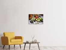 Laden Sie das Bild in den Galerie-Viewer, Leinwandbild 3-teilig Frisches Gemüse XL