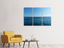 Laden Sie das Bild in den Galerie-Viewer, Leinwandbild 3-teilig Liebe das Meer