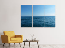 Laden Sie das Bild in den Galerie-Viewer, Leinwandbild 3-teilig Liebe das Meer