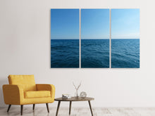 Laden Sie das Bild in den Galerie-Viewer, Leinwandbild 3-teilig Liebe das Meer