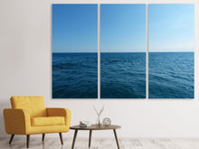 Laden Sie das Bild in den Galerie-Viewer, Leinwandbild 3-teilig Liebe das Meer