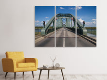 Laden Sie das Bild in den Galerie-Viewer, Leinwandbild 3-teilig Die Klappbrücke