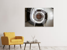 Laden Sie das Bild in den Galerie-Viewer, Leinwandbild 3-teilig Beeindruckende Wendeltreppe
