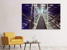 Laden Sie das Bild in den Galerie-Viewer, Leinwandbild 3-teilig Moderne Rolltreppen