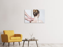 Laden Sie das Bild in den Galerie-Viewer, Leinwandbild 3-teilig Nacken Massage