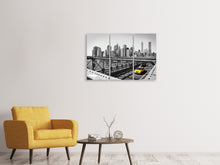 Laden Sie das Bild in den Galerie-Viewer, Leinwandbild 3-teilig Taxi in New York