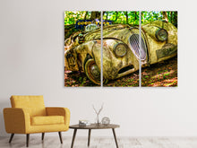 Laden Sie das Bild in den Galerie-Viewer, Leinwandbild 3-teilig Oldtimer in XL