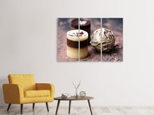 Laden Sie das Bild in den Galerie-Viewer, Leinwandbild 3-teilig XL Pralinen