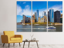 Laden Sie das Bild in den Galerie-Viewer, Leinwandbild 3-teilig Wolkenkratzer in NYC