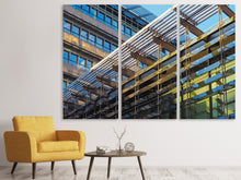 Laden Sie das Bild in den Galerie-Viewer, Leinwandbild 3-teilig Architektur Close up