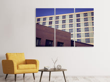 Laden Sie das Bild in den Galerie-Viewer, Leinwandbild 3-teilig Architektur Gebäude
