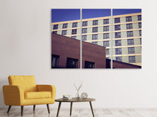 Laden Sie das Bild in den Galerie-Viewer, Leinwandbild 3-teilig Architektur Gebäude