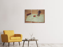 Laden Sie das Bild in den Galerie-Viewer, Leinwandbild 3-teilig Retro Brief