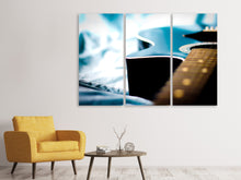 Laden Sie das Bild in den Galerie-Viewer, Leinwandbild 3-teilig Close up Gitarre