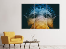 Laden Sie das Bild in den Galerie-Viewer, Leinwandbild 3-teilig Close up Ganesha