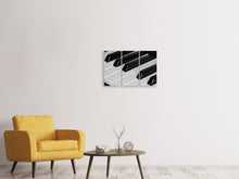 Laden Sie das Bild in den Galerie-Viewer, Leinwandbild 3-teilig Klaviertasten XL