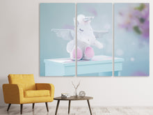 Laden Sie das Bild in den Galerie-Viewer, Leinwandbild 3-teilig Süsses Einhorn