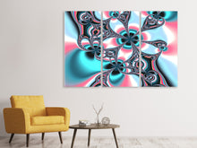 Laden Sie das Bild in den Galerie-Viewer, Leinwandbild 3-teilig Fraktale Kunst