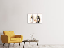 Laden Sie das Bild in den Galerie-Viewer, Leinwandbild 3-teilig 2 Frauen