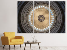 Laden Sie das Bild in den Galerie-Viewer, Leinwandbild 3-teilig Kuppel Washington DC